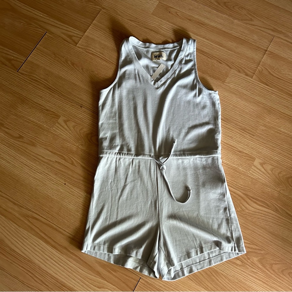 Madewell Light Blue Romper XS